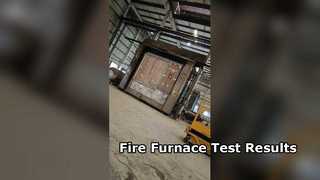 En13381-8 fire furnace ISO834-1