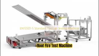 Machine d'essai incendie EN13501-5 pour toits