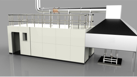 16 CFR Partie 1633 Ensemble de matelas Machine d'essai d'inflammabilité DX8033 Testeur à flamme ouverte avec analyseur de gaz