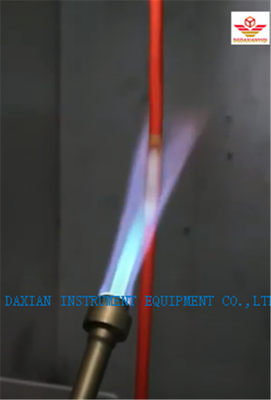 IEC60332-1-1 Appareil d'essai de laboratoire d'incendie à câble unique 1 kW brûleur