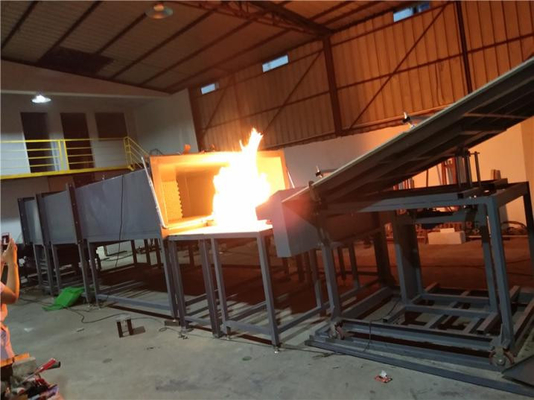 Matériau de toiture Résistance au feu Performance Rétardant de la flamme Performance Testing Machine Pour les cellules photovoltaïques