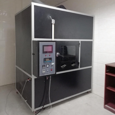 Équipement d'essai de combustion Chambre d'essai de combustion verticale et horizontale, grand cabinet de combustion