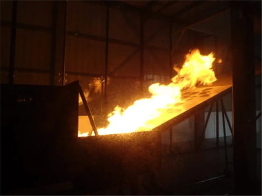 Testeur de résistance au feu de précision pour matériaux de construction