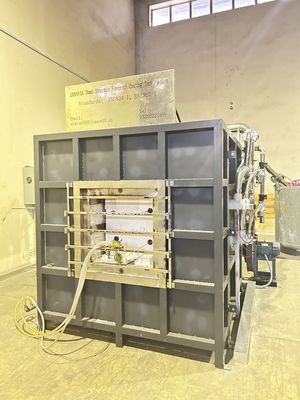 ISO834-1 Structure en verre et en acier ignifuges, revêtement ignifugé, four à essai incendie