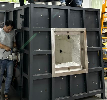 Four à essai de revêtement ignifuge pour structure en acier de haute précision