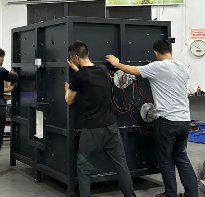Four à essai de revêtement ignifuge pour structure en acier de haute précision