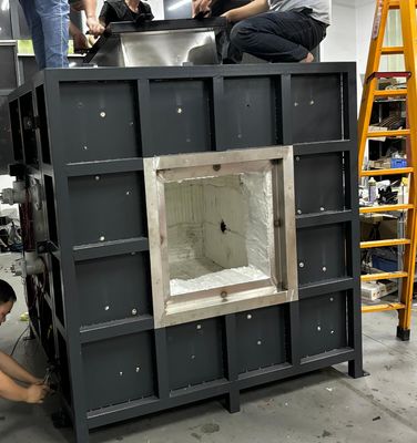 Four à essai de revêtement ignifuge pour structure en acier de haute précision