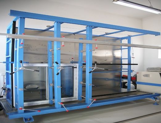 Trois équipements d'essai de performance pour les portes et fenêtres Fluctuations de pression ≤ 2% pour l'étanchéité à l'air et à l'eau