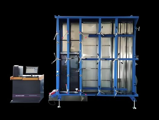 Trois équipements d'essai de performance pour les portes et fenêtres Fluctuations de pression ≤ 2% pour l'étanchéité à l'air et à l'eau