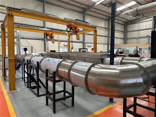 Machine d'essai au feu en tunnel ASTME84, gaz méthane, compresseur d'air, laboratoire, machine d'essai au feu, classe de protection IP57