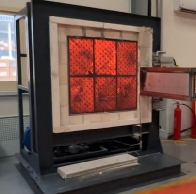 Machine d'essai au feu en tunnel ASTME84, gaz méthane, compresseur d'air, laboratoire, machine d'essai au feu, classe de protection IP57