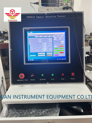 Appareil de test de laboratoire de maison Vêtements de protection pour motos DAM Darmstadt Machine de test d'abrasion