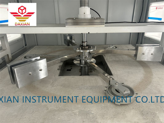 Appareil de test de laboratoire de maison Vêtements de protection pour motos DAM Darmstadt Machine de test d'abrasion