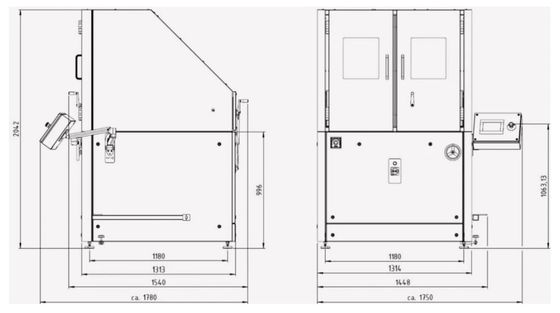 L'appareil d'essai d'abrasion de protection pour motocyclistes Darmstadt Machine EN17092-1