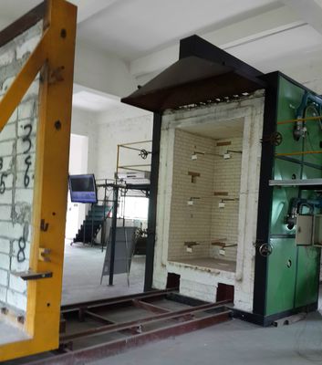 Équipement de laboratoire pour essais au feu verticaux sur matériaux de construction selon la norme ISO 834