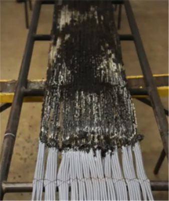 Appareil d'essai de combustion de faisceaux de fils et câbles, machine d'essai de fils et câbles en faisceaux installés verticalement