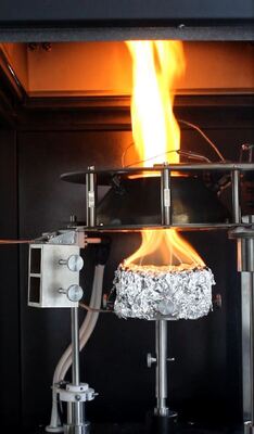 Appareil de test de combustion du bois ignifuge DX8378 (méthode du tube de feu)