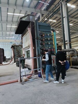 Four de résistance au feu vertical ISO 834-1 pour portes coupe-feu, fenêtres et cloisons vitrées