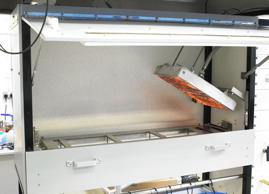 Équipement d'essai au feu de flux de chaleur radiante pour revêtements de sol selon la norme ISO 9239-1