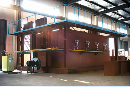 DX8364 Équipement d'essai de résistance au feu des composants du bâtiment